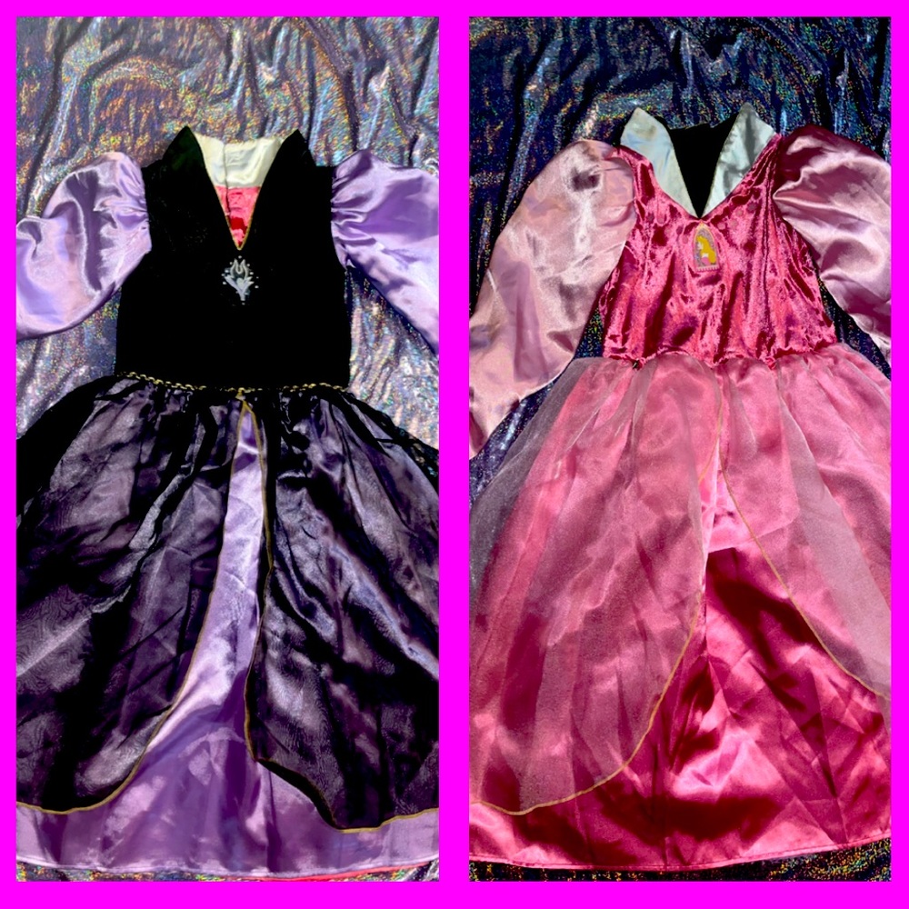 Reversible Disney Aurora /Malificent dress costume